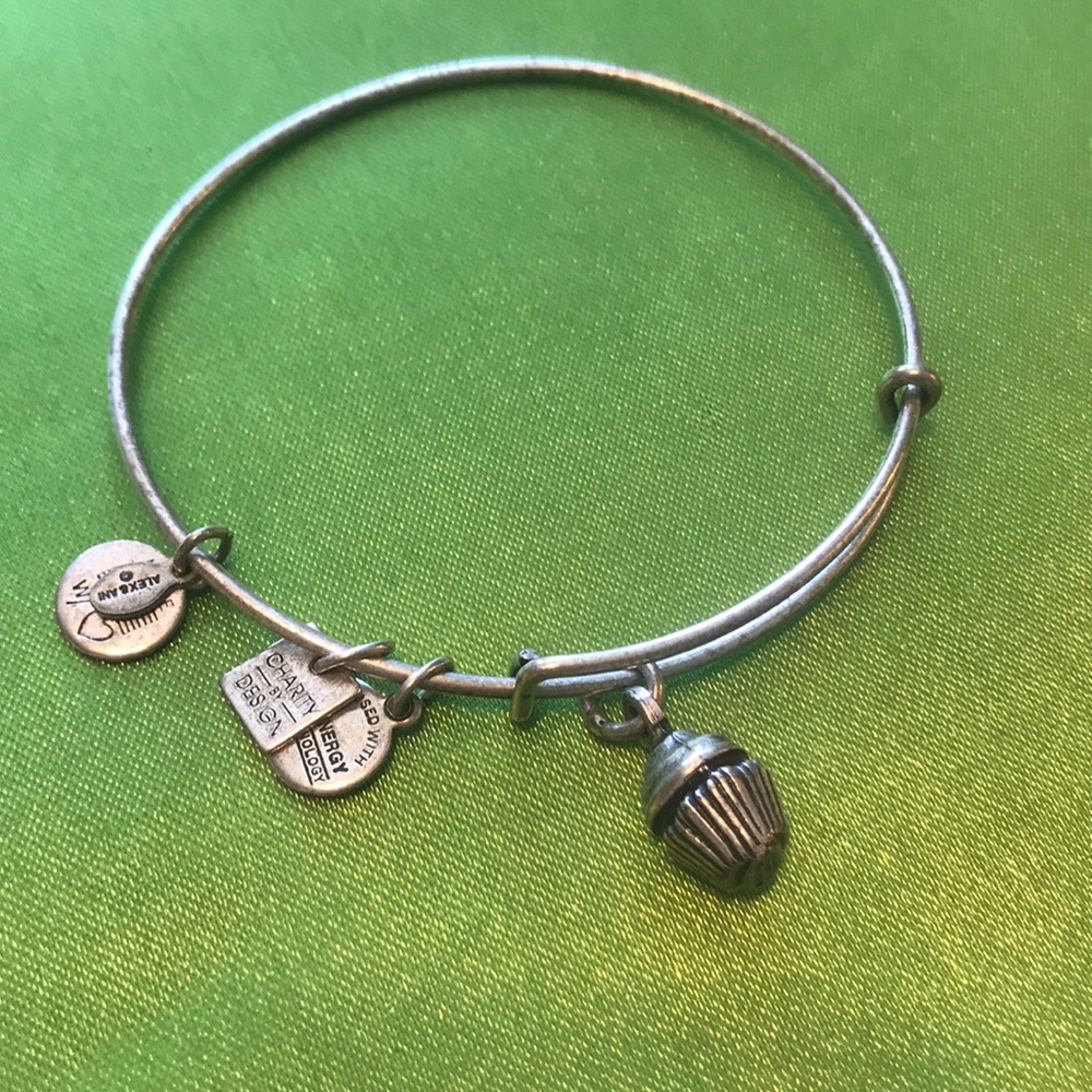 ALEX AND ANI CUPCAKE SILVER BRACELET